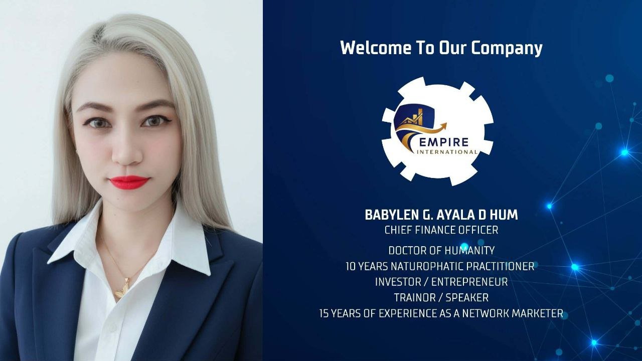 Babylen G. Ayala D HUM - Chief Finance Officer